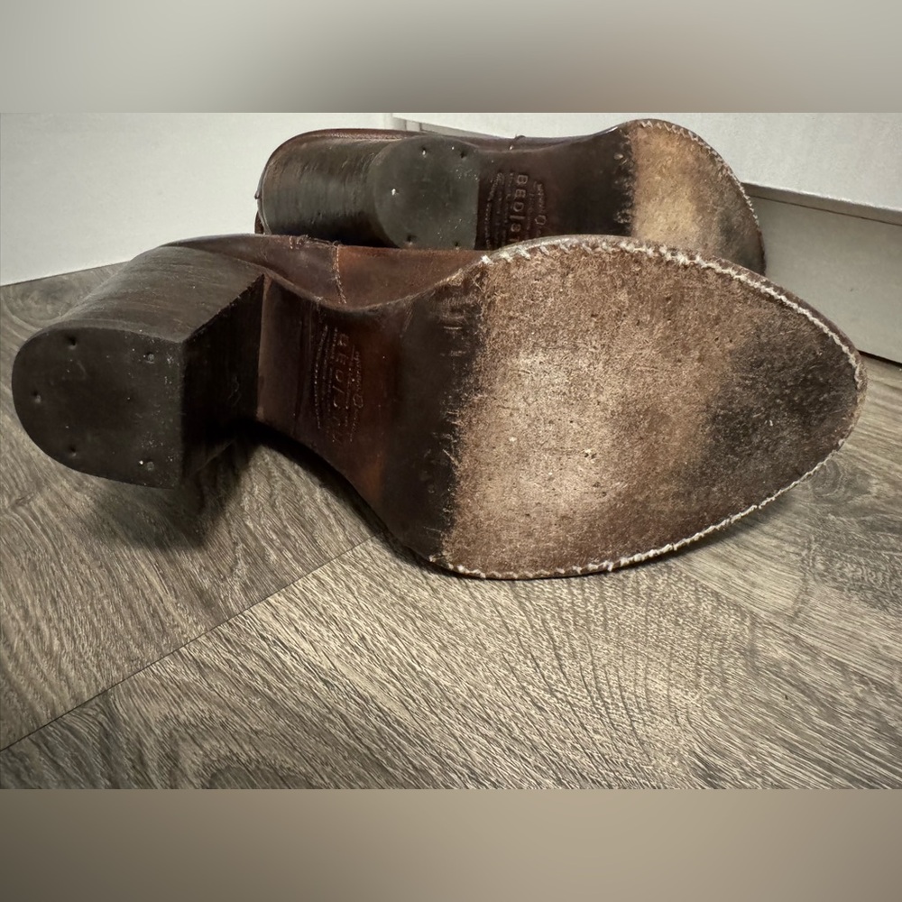 BED|STU Isla Distressed Brown - Teak Leather Ankle Boots - Picture 7 of 9